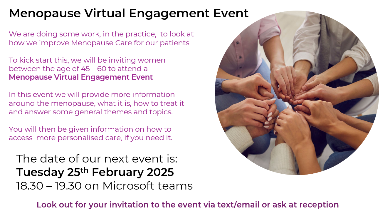 Menopause Virtual Engagement Event